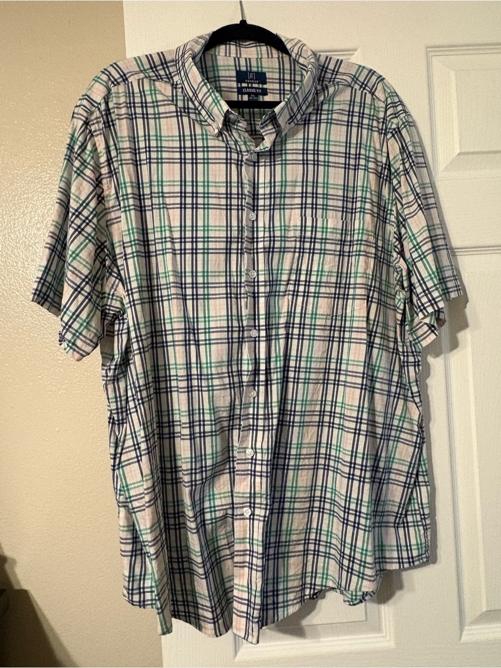 George Men’s Short-Sleeve Button-Down Shirt